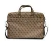 Torba na laptopa Guess Saffiano 4G Hot Stamp Triangle Logo GUCB15P4TW 16" Brązowy