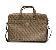 Guess Saffiano 4G Hot Stamp Triangle Logo GUCB15P4TW 16" Brązowy