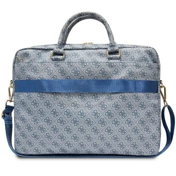 Torba na laptopa Guess 4G Printed Stripes GUCB15P4RPSB 16" Niebieski