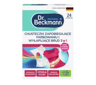 Chusteczki do prania Dr. Beckmann 3w1 24szt