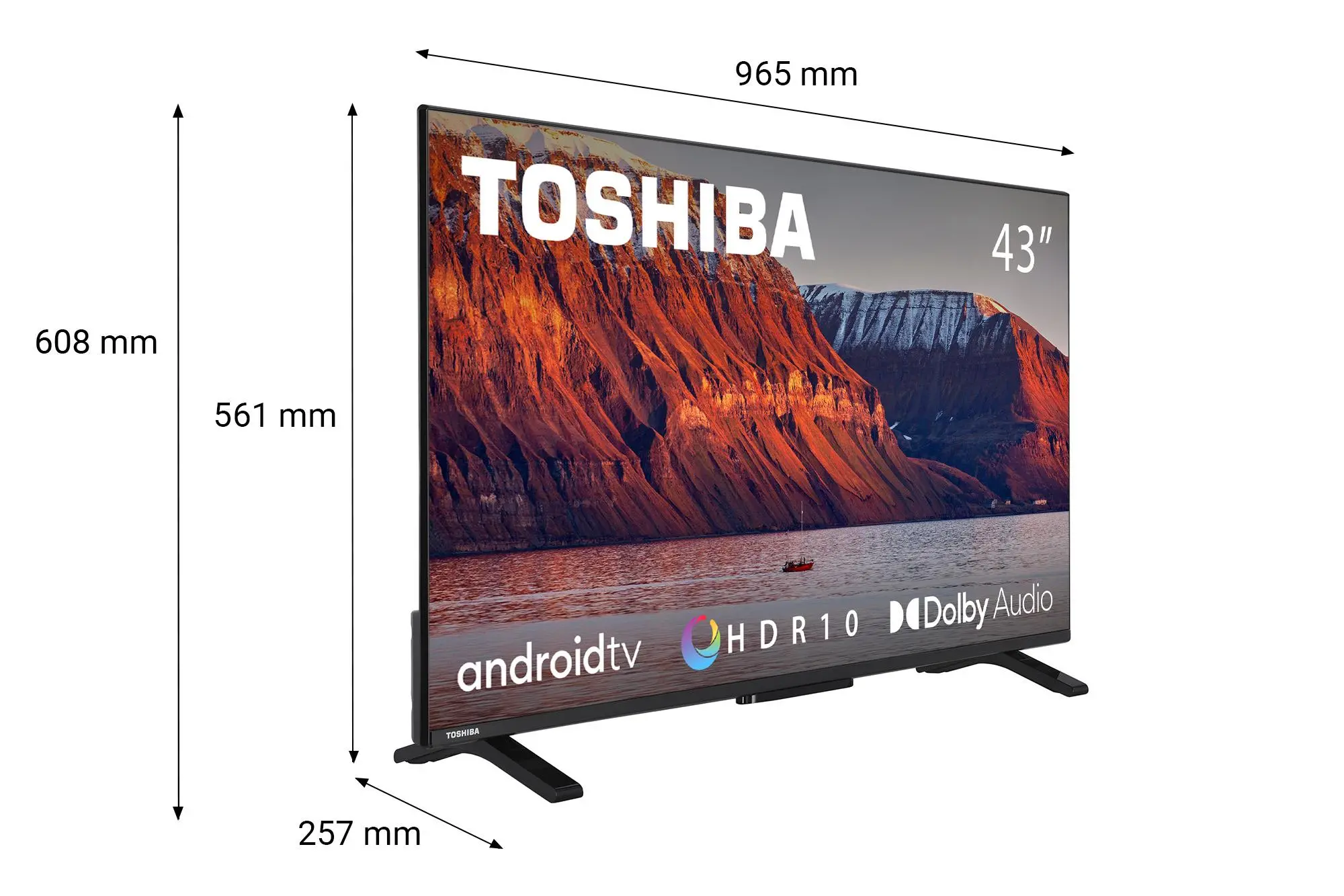 Telewizor Toshiba 43LA2363DG 43" LED Full HD Android TV DVB-T2