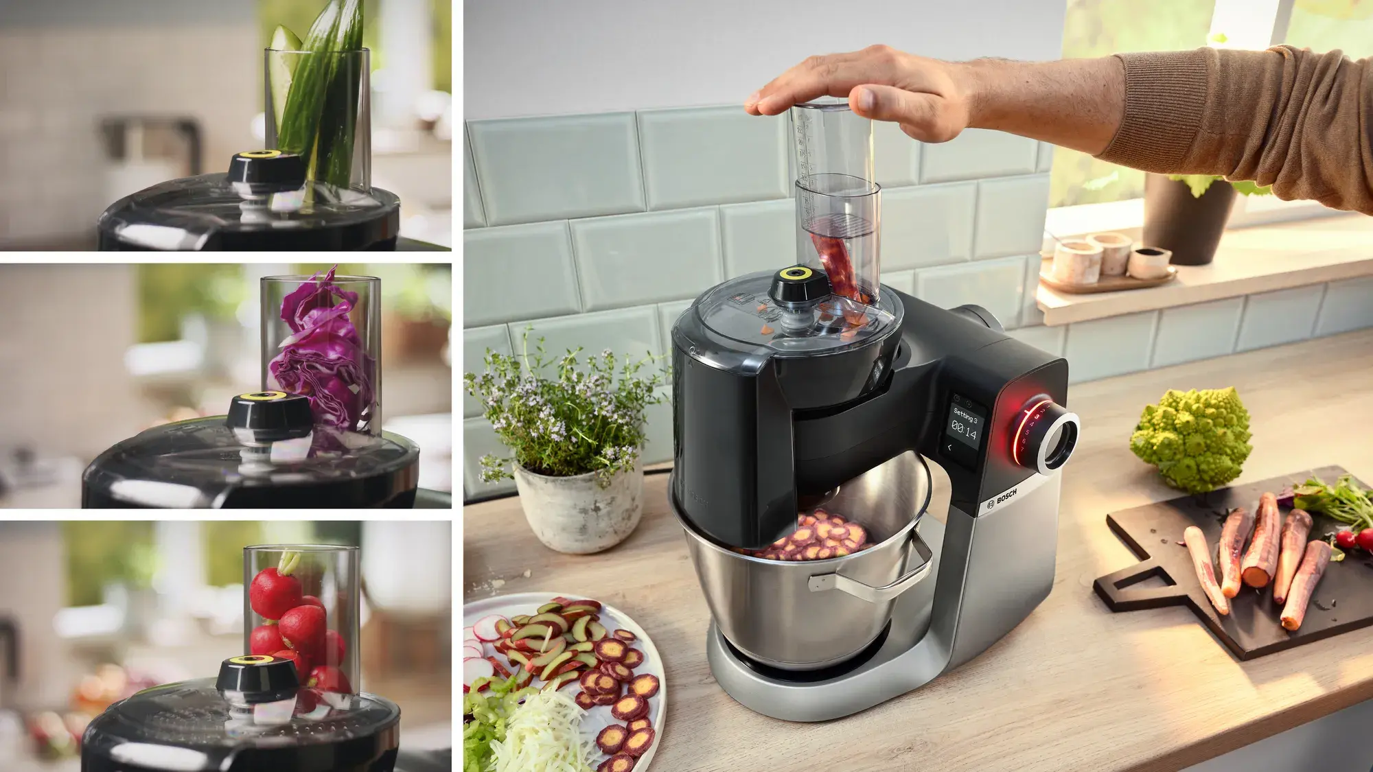 Robot planetarny Bosch MUMS6ZS35 1600W Maszynka do mielenia Rozdrabniacz Blender kielichowy