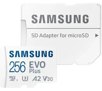 Karta pamięci Samsung Evo Plus microSDXC 256GB 160/120 A2 V30