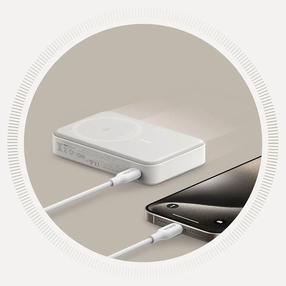 Powerbank Anker MagGo (A1654G21) 10000mAh 27W Wireless Power IQ 15W Biały