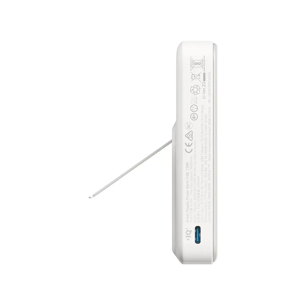 Powerbank Anker MagGo (A1654G21) 10000mAh 27W Wireless Power IQ 15W Biały