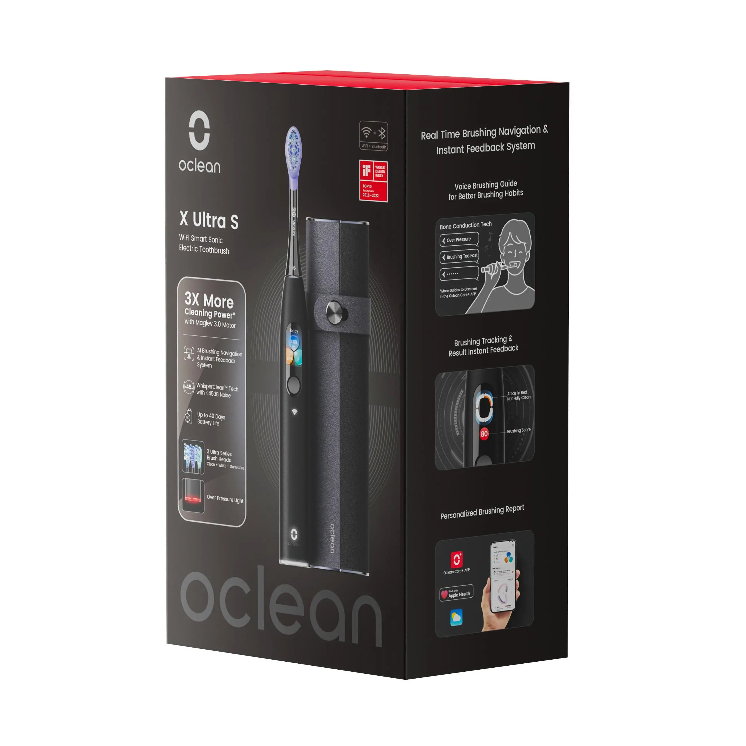 Szczoteczka soniczna Oclean X Ultra Set Czarny