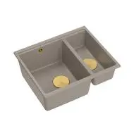 Quadron LOGAN 150 HCQL5646U4-G1_I Granitowy Soft taupe/Złoty