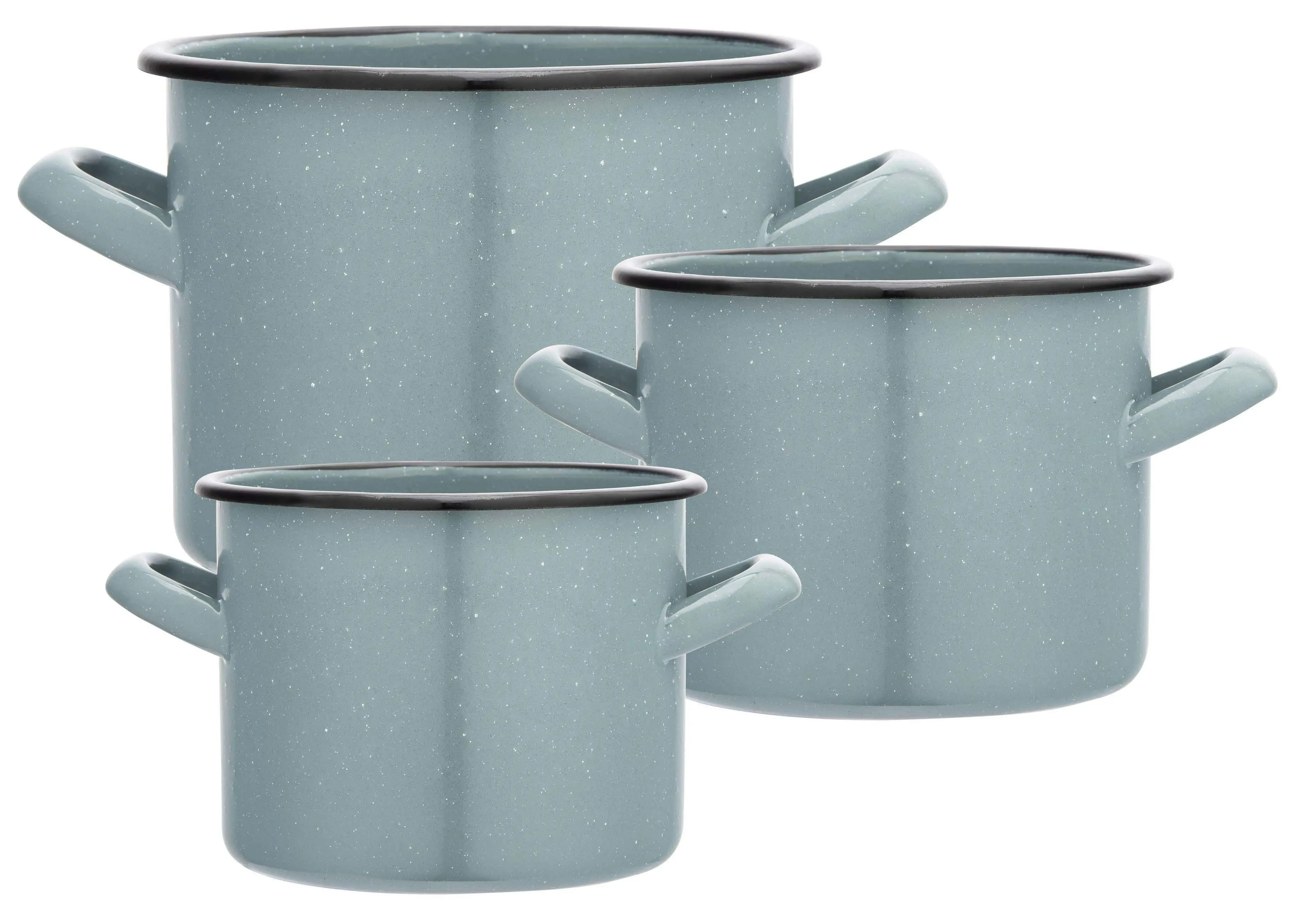 Zestaw garnków Silesia Rybnik 02050021332 Indukcja Emalia 3 elementy