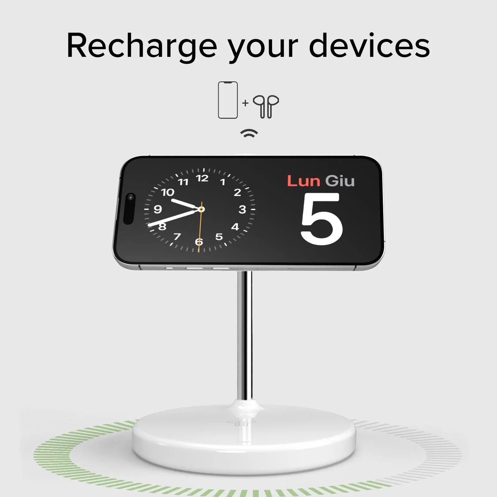 Ładowarka indukcyjna SBS 2w1 Qi2 MagSafe 15W do iPhone