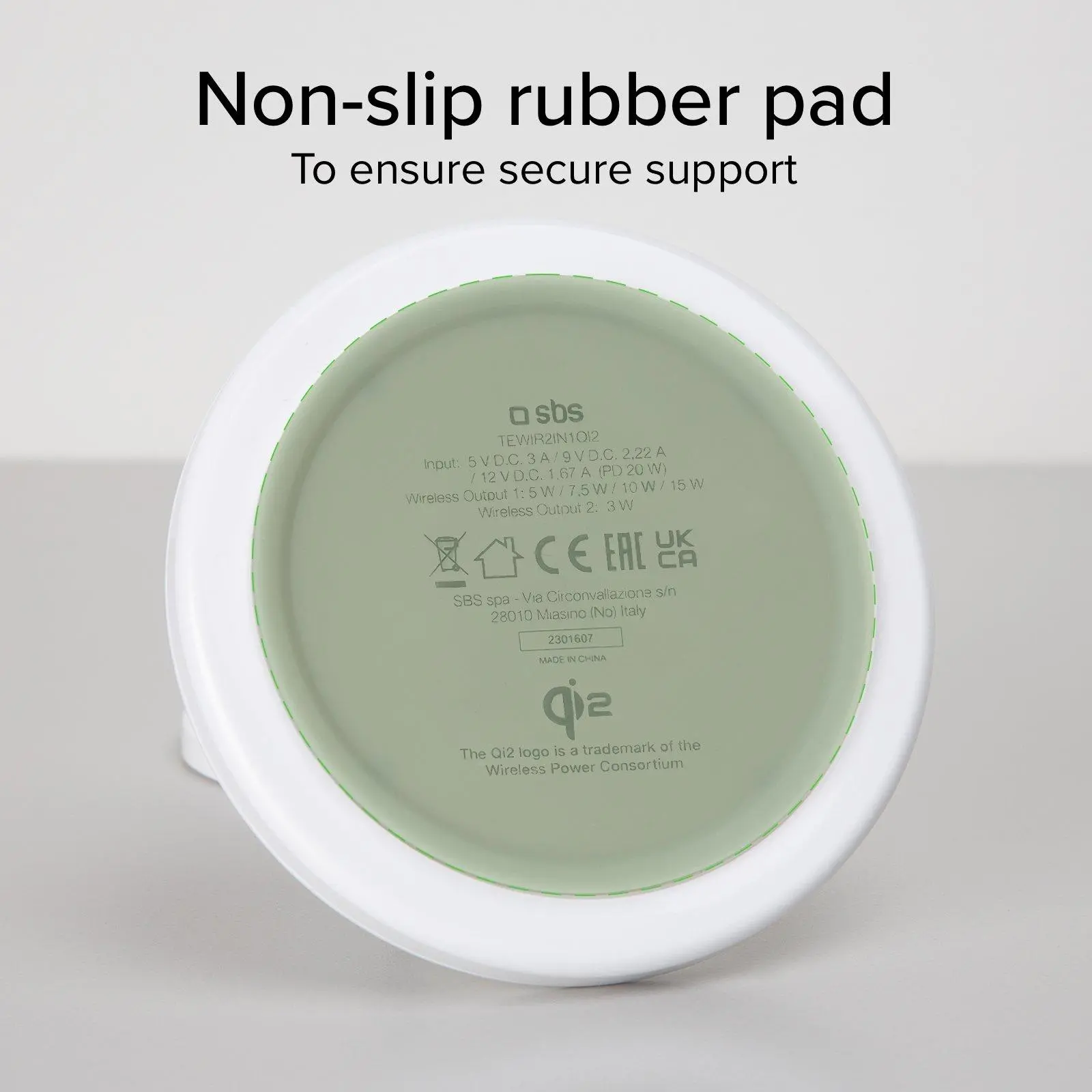 Ładowarka indukcyjna SBS 2w1 Qi2 MagSafe 15W do iPhone