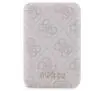 Etui Guess Zestaw do iPhone 15 Pro + Powerbank 5000mAh MagSafe 4G Metal Logo Różowy