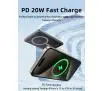 Powerbank USAMS 10KCD22001 Fast Charge Magsafe Indukcyjny 5000mAh 20W Ciemnoszary