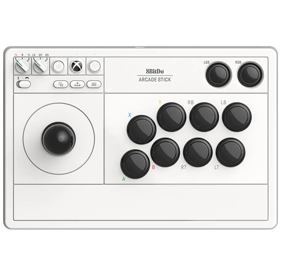 Kontroler 8BitDo Arcade Stick do PC Xbox Series X/S, Xbox One Bezprzewodowy/Przewodowy Biały
