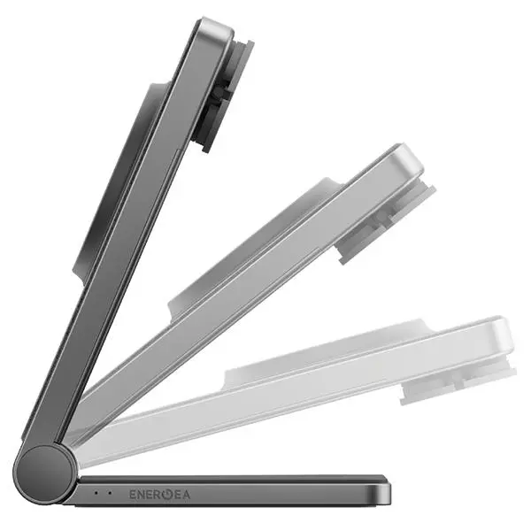 Ładowarka indukcyjna Energea MagTrio składana 3w1 15W Fast Charging MagSafe Szary