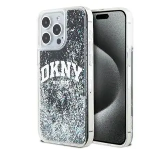 Etui DKNY Hardcase Liquid Glitter Big Logo do iPhone 14 Pro Max Czarny