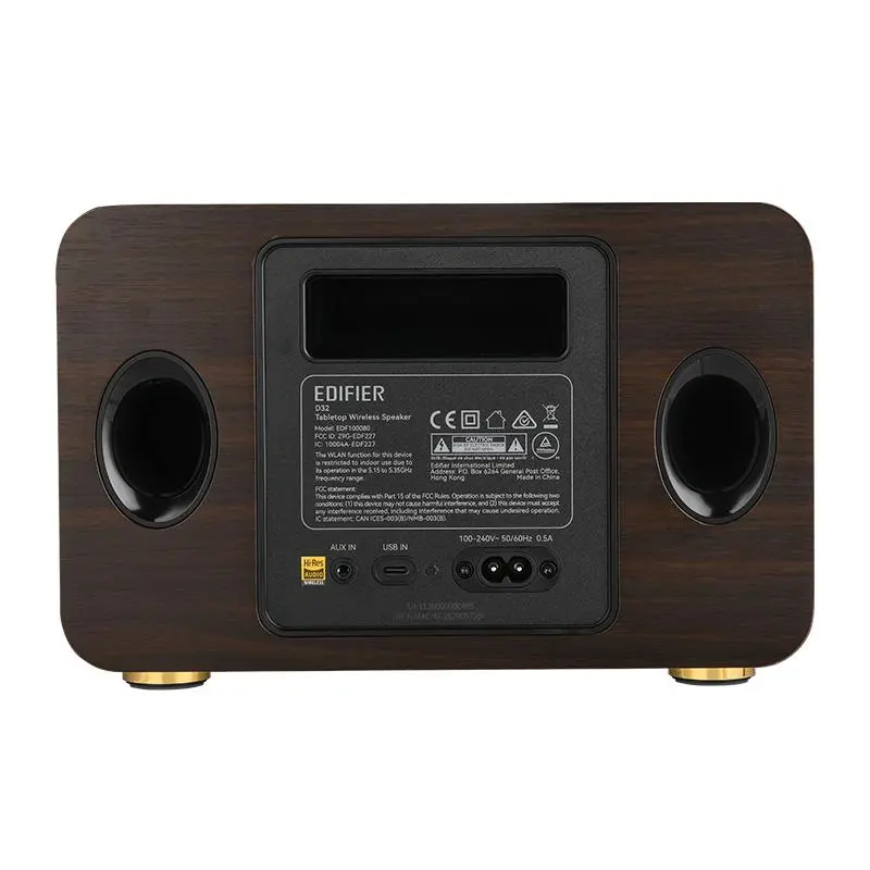 Głośnik Bluetooth Edifier D32 60W Czarny Orzech
