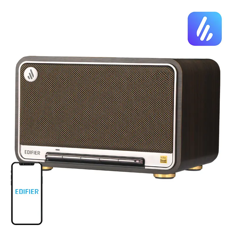 Głośnik Bluetooth Edifier D32 60W Czarny Orzech