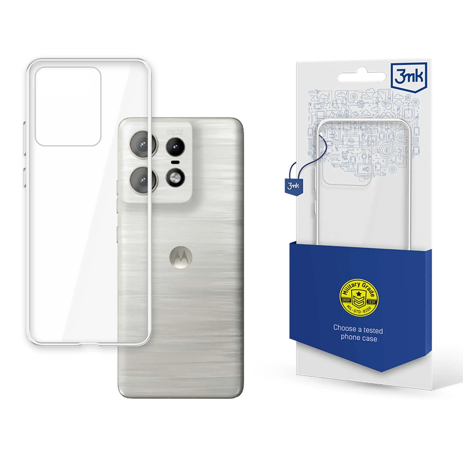 Etui 3mk Clear Case do Motorola Edge 50 Pro 5G