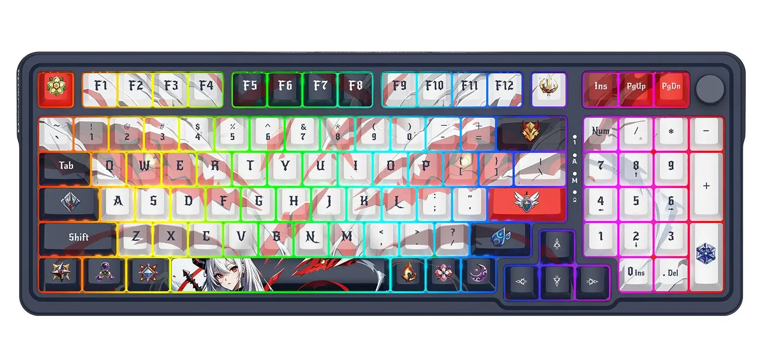Redragon K686AK RGB PRO EISA Niebiesko-biały