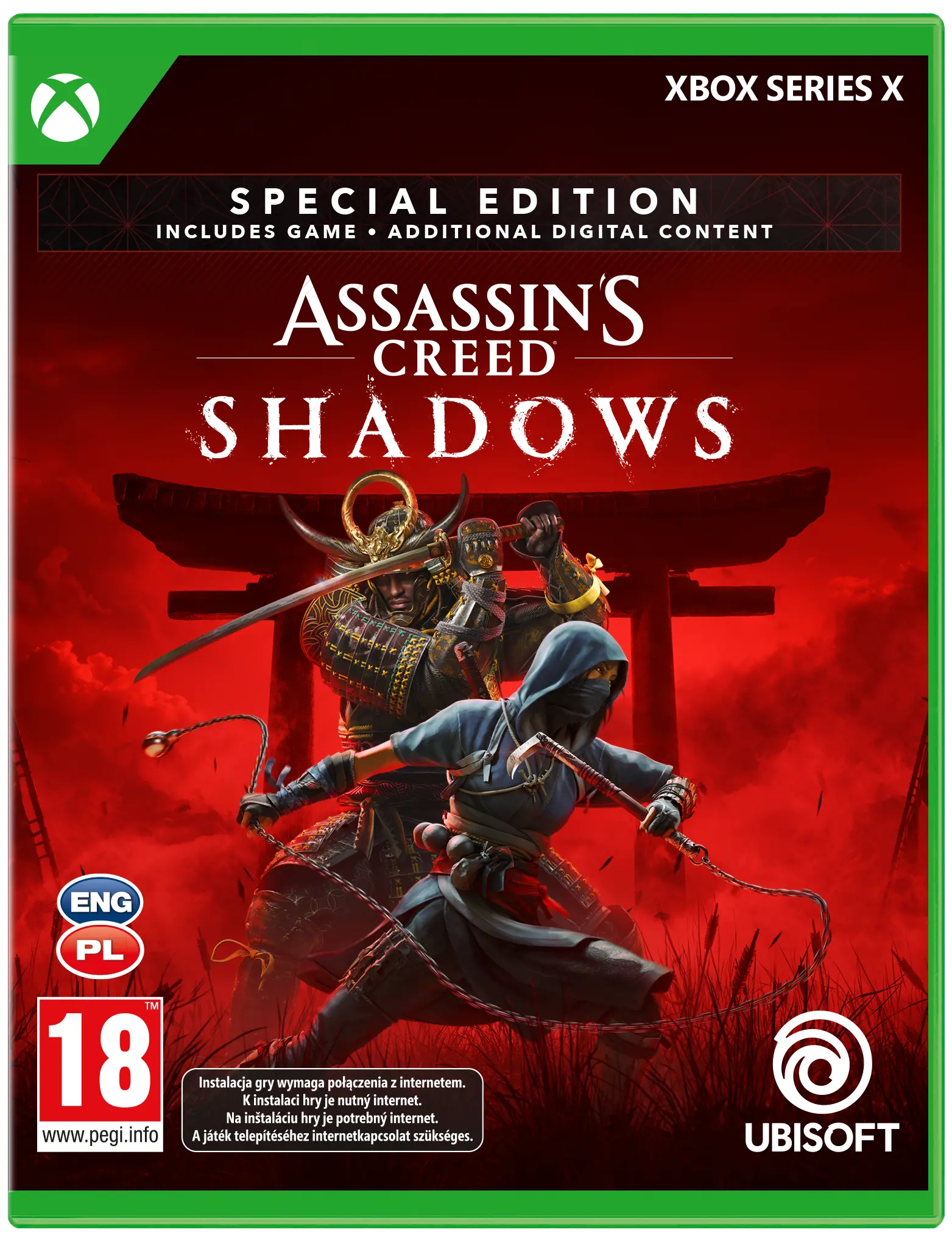 Assassin’s Creed Shadows Edycja Specjalna + Steelbook Gra na Xbox Series X