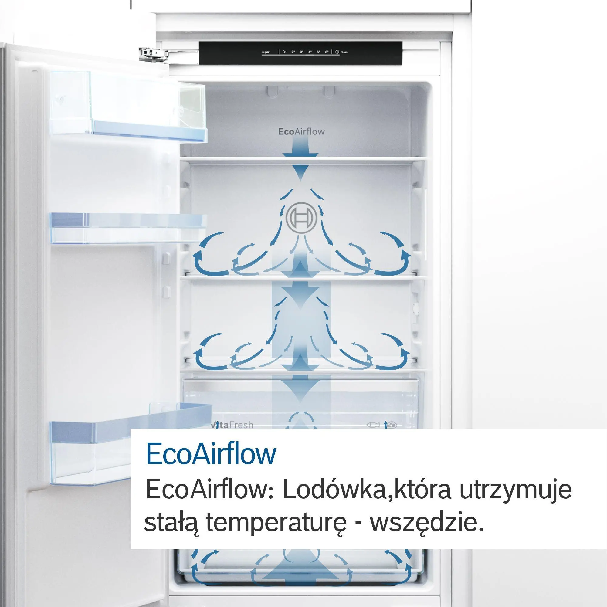 Lodówka Bosch Serie 2 KIV86NSE0 177,2cm