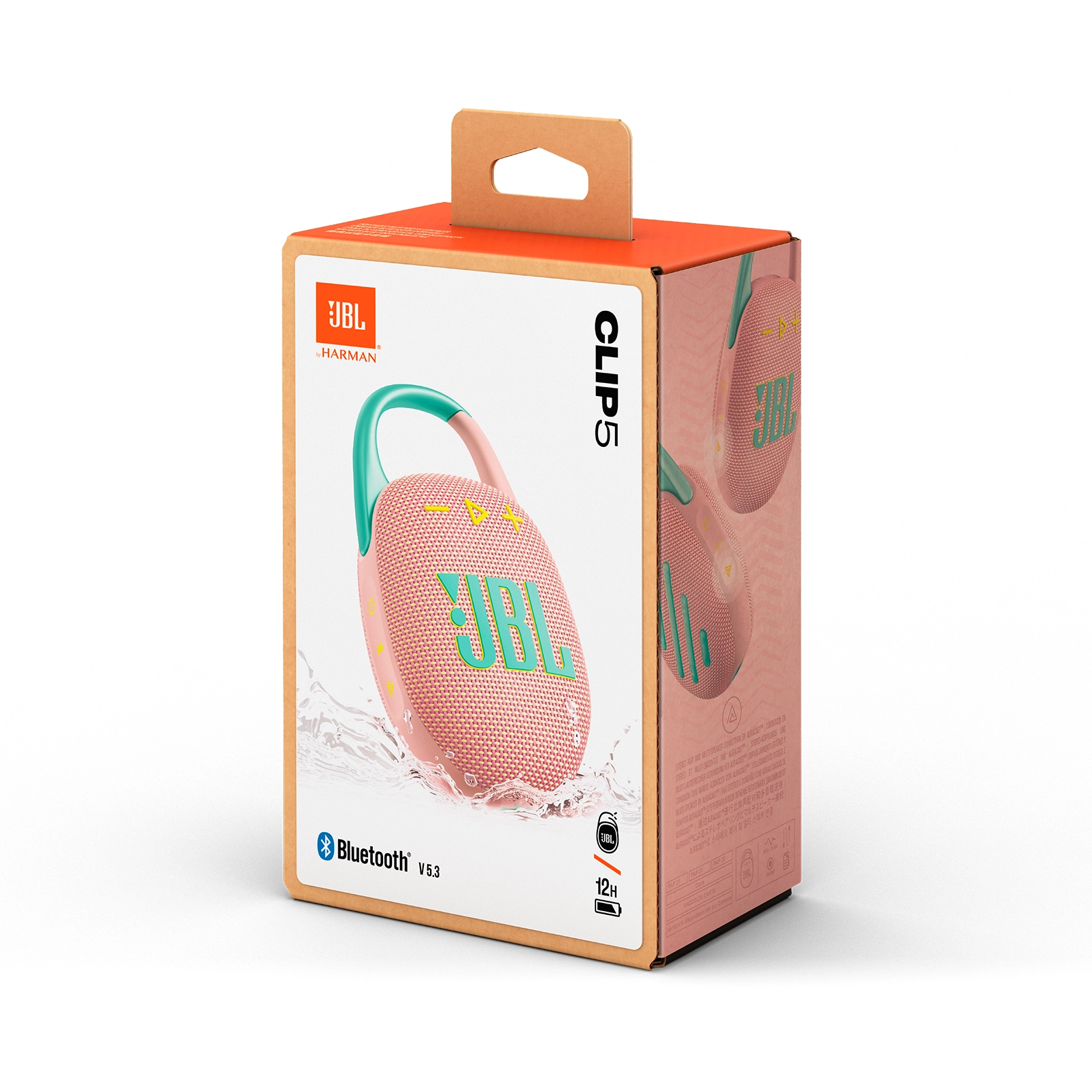 Głośnik Bluetooth JBL Clip 5 7W Różowy