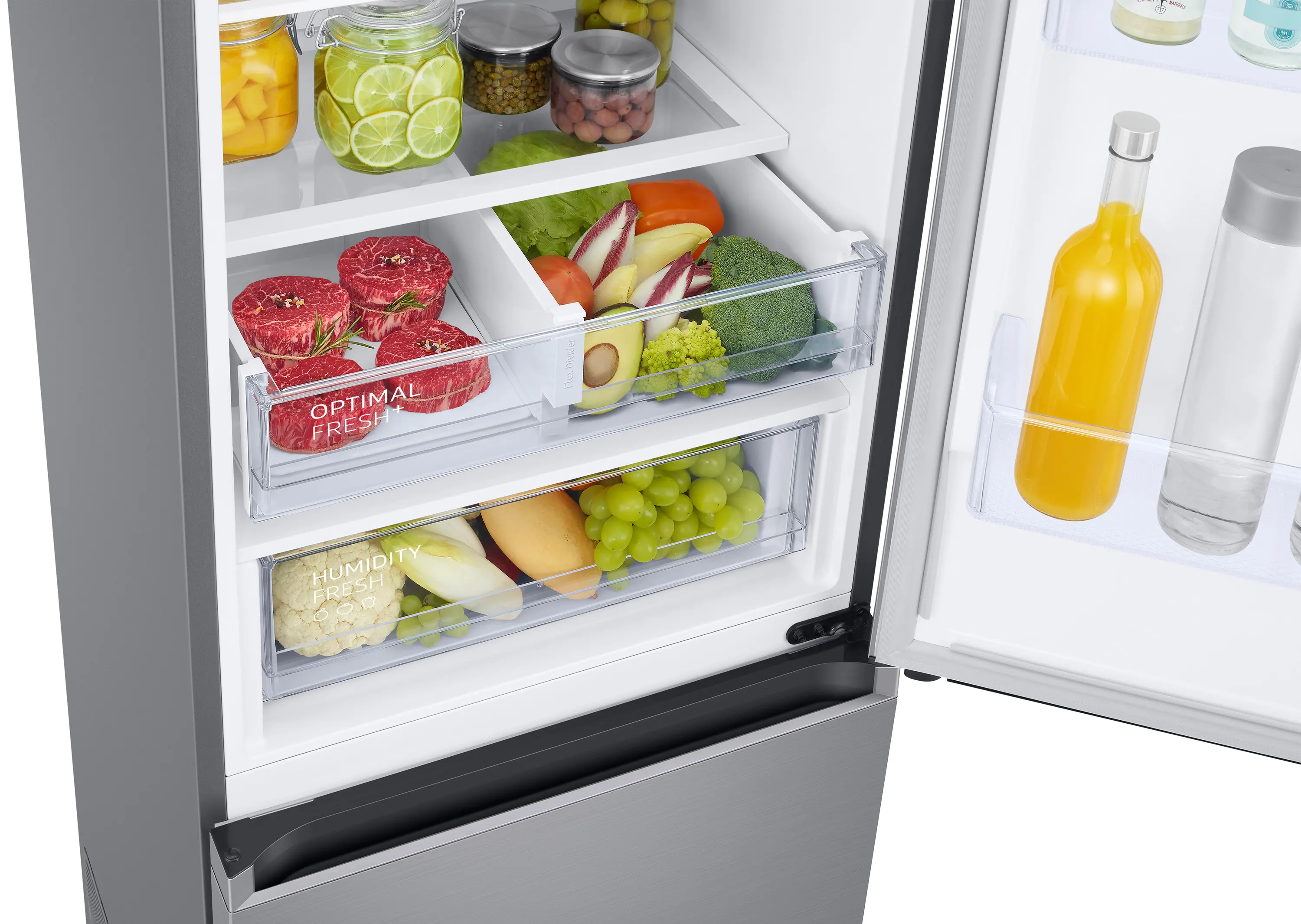 Lodówka Samsung RB38T607BS9 Pełny No Frost 203cm Komora świeżości Stalowy