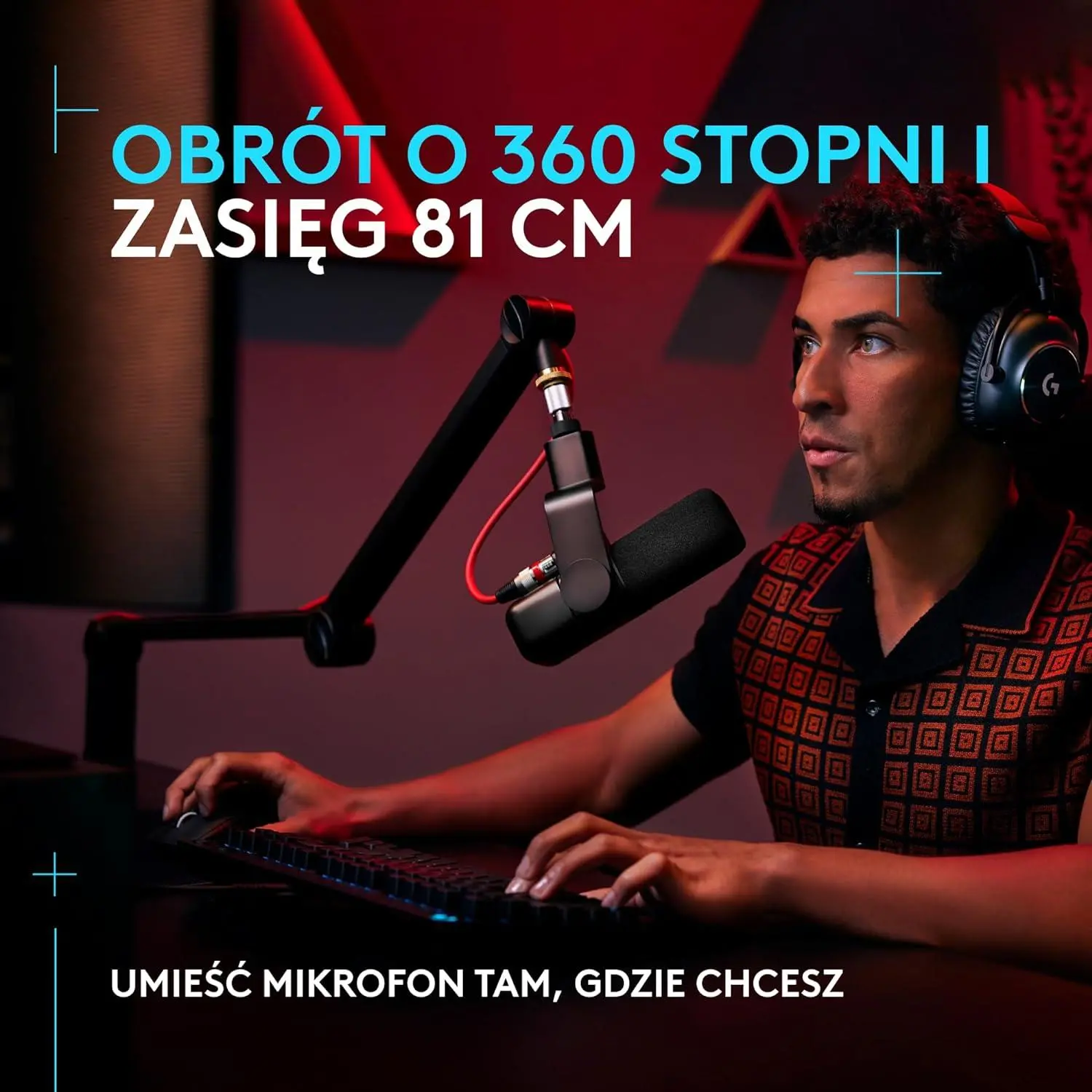 Ramię na mikrofon Logitech G Compass