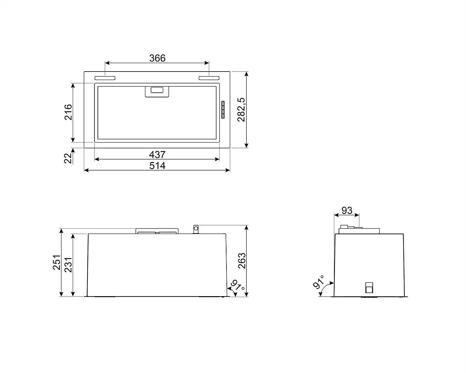 Okap Smeg Universal KSG52HPE Stal nierdzewna szczotkowana