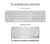 Klawiatura membranowa Logitech MX Keys S dla Mac Szary