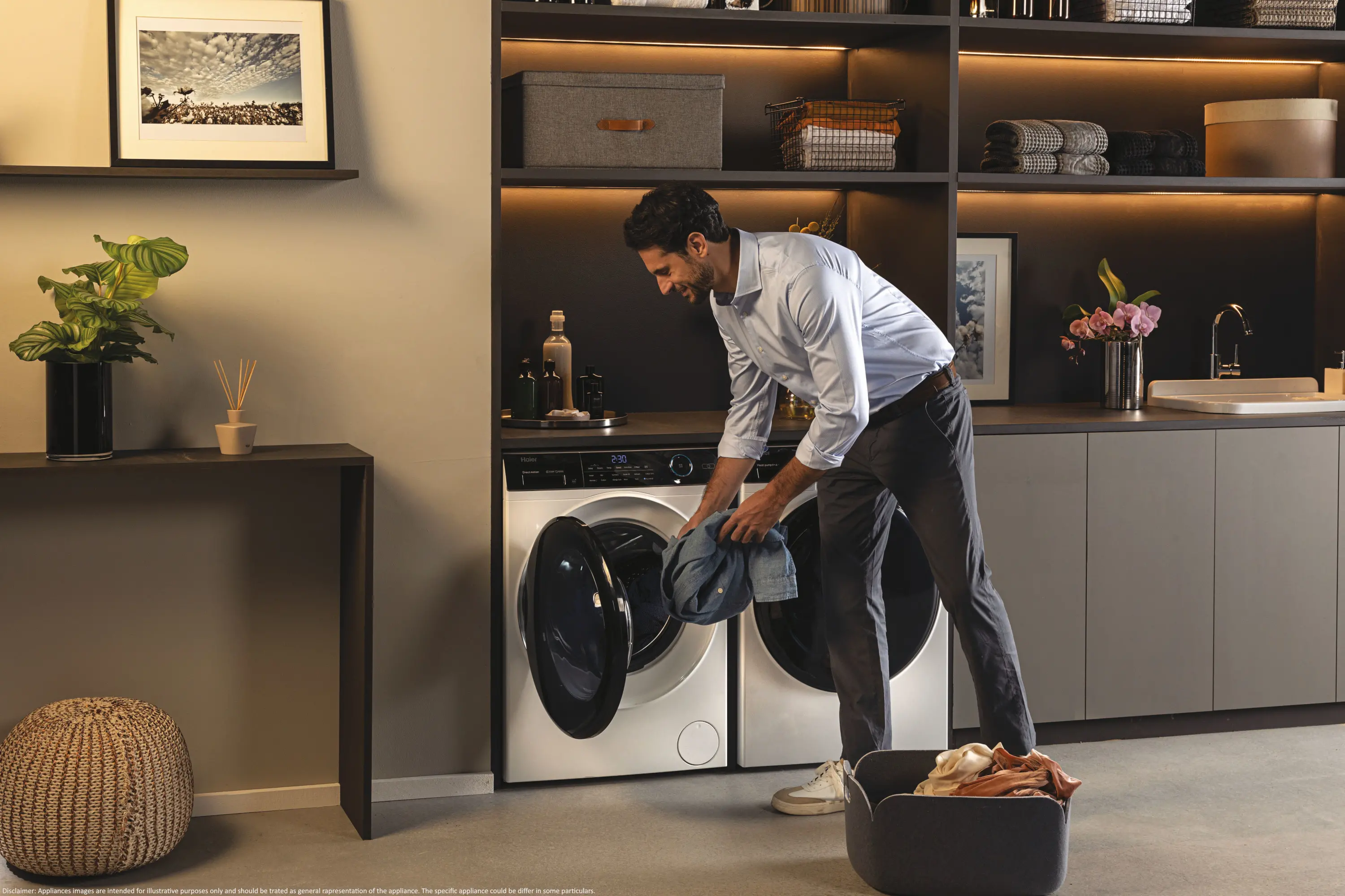 Pralka Haier I-Pro 5 HW90-B14959EU1-S Slim 9kg 1400obr/min Zdalne sterowanie