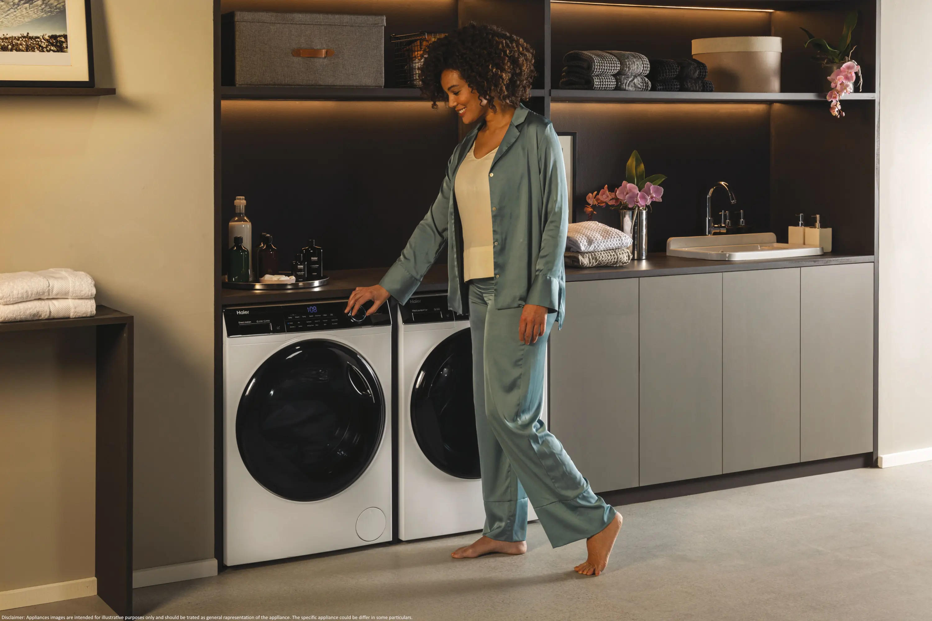 Pralka Haier I-Pro 5 HW90-B14959EU1-S Slim 9kg 1400obr/min Zdalne sterowanie