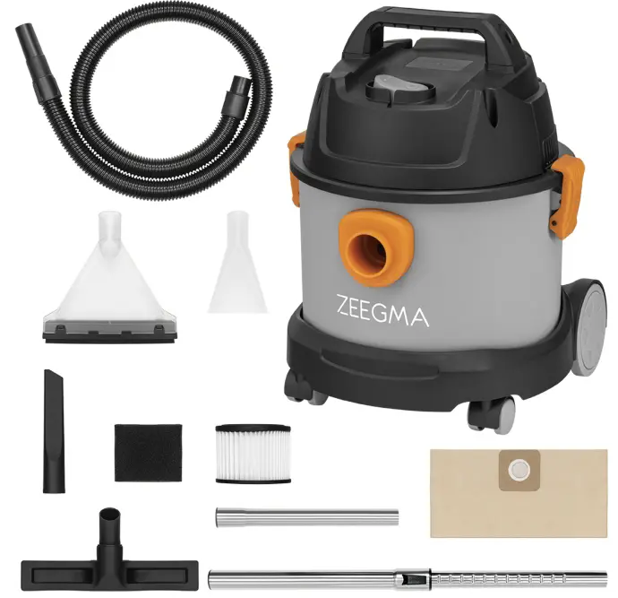 Odkurzacz przemysłowy Zeegma Zonder Pro Compact 1000W 6l