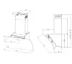 Okap Akpo WK-11 Costa 60 Czarny