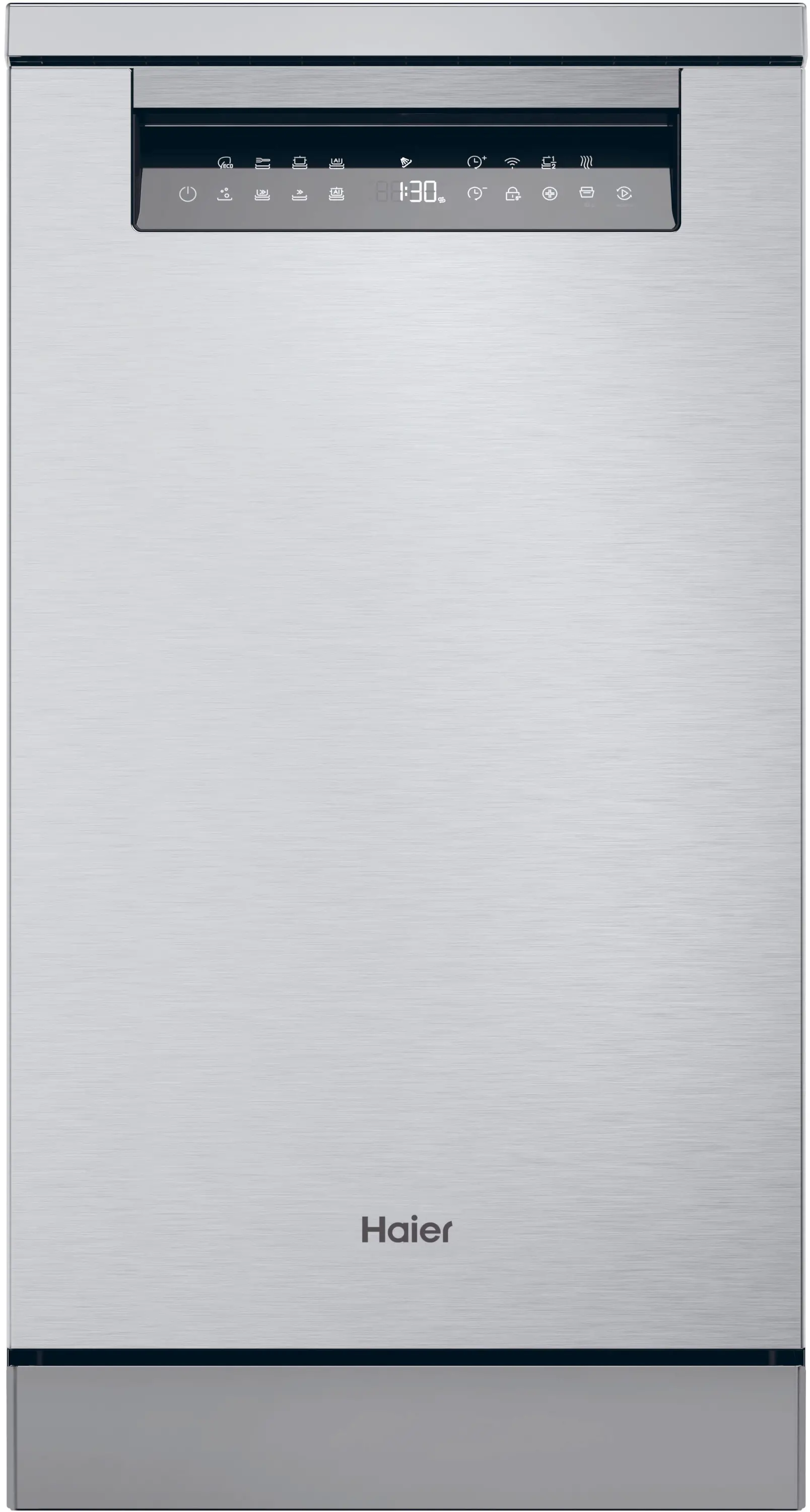 Zmywarka Haier I-Pro Shine Seria 5 XF1C3TB1FX 44,8cm Automatyczne otwieranie drzwi Szuflada na sztućce Zdalne sterowanie