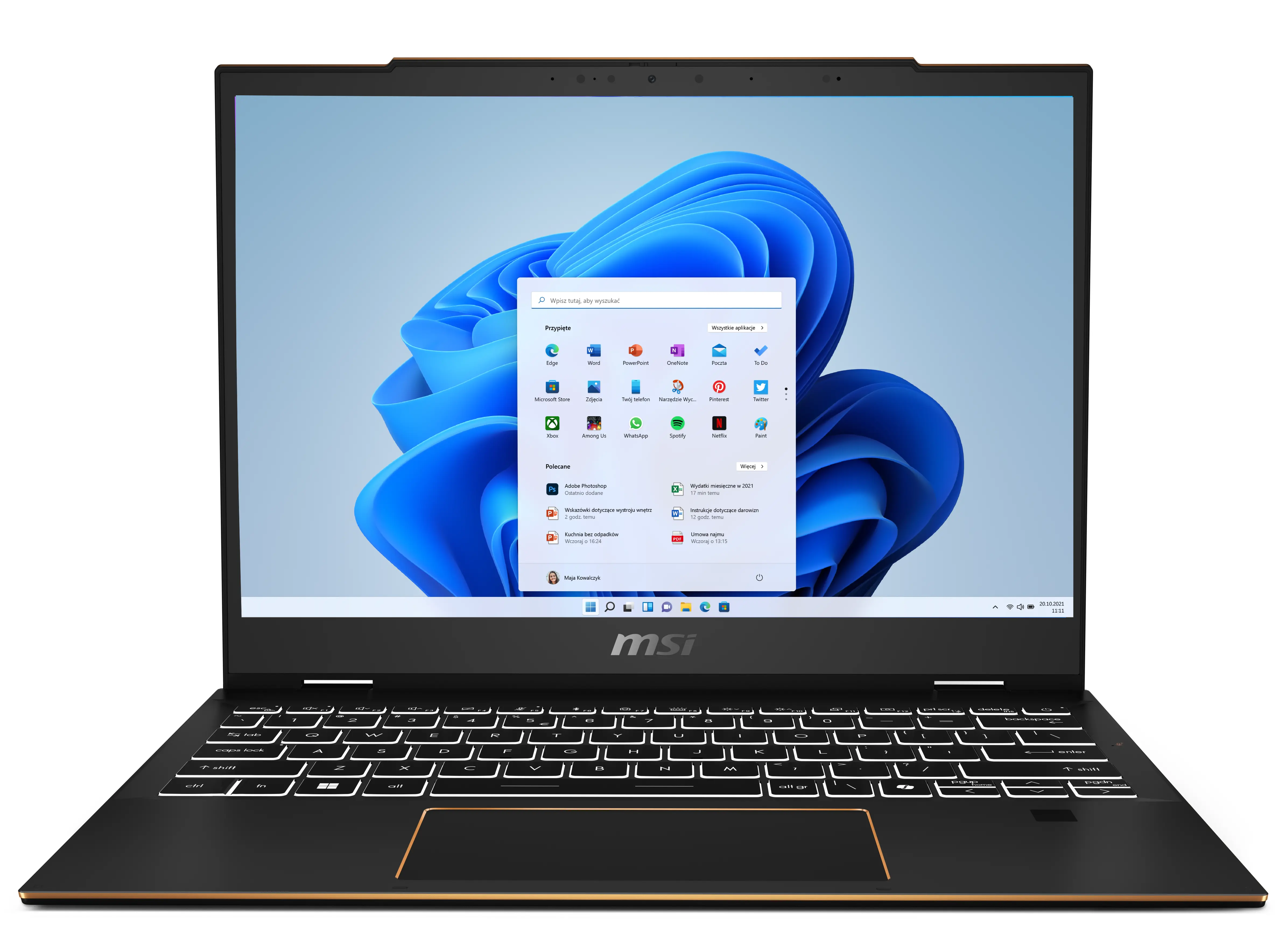 Laptop 2w1 MSI Summit E13 AI Evo A1MTG-047PL 13,3" Ultra 7 155H 32GB RAM 1TB Dysk SSD Win11 Czarny + Zestaw AKC