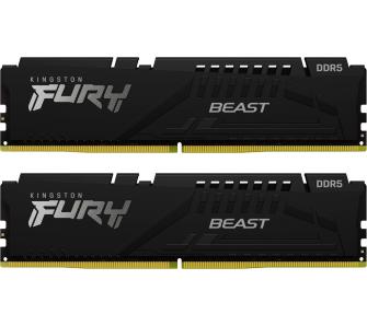 Pamięć RAM Kingston FURY Beast DDR5 64GB (2 x 32GB) 6000 CL40 Czarny