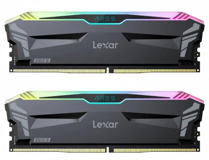 Pamięć RAM Lexar Ares RGB DDR5 32GB (2 x 16GB) 7200 CL34 Czarny