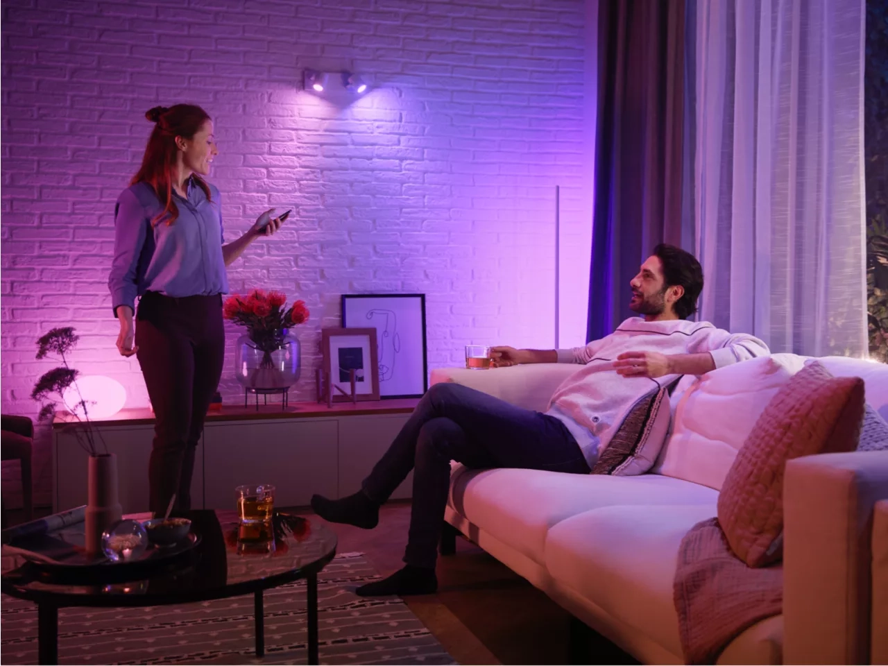 Żarówka LED Philips Hue White and Colour Ambiance GU10 400lm 4,2W RGB 3szt.