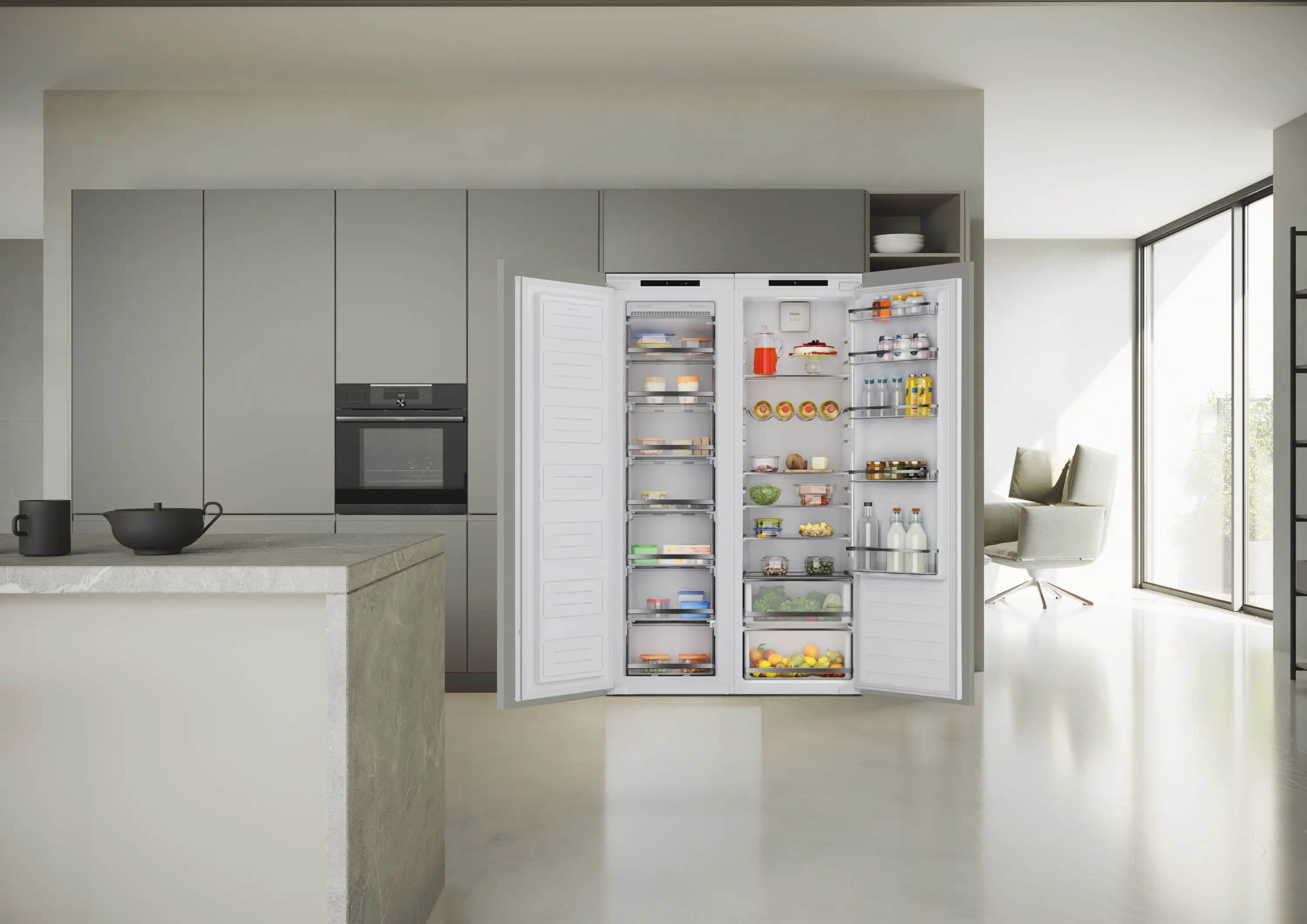 Zamrażarka Haier HAUN518EW No Frost