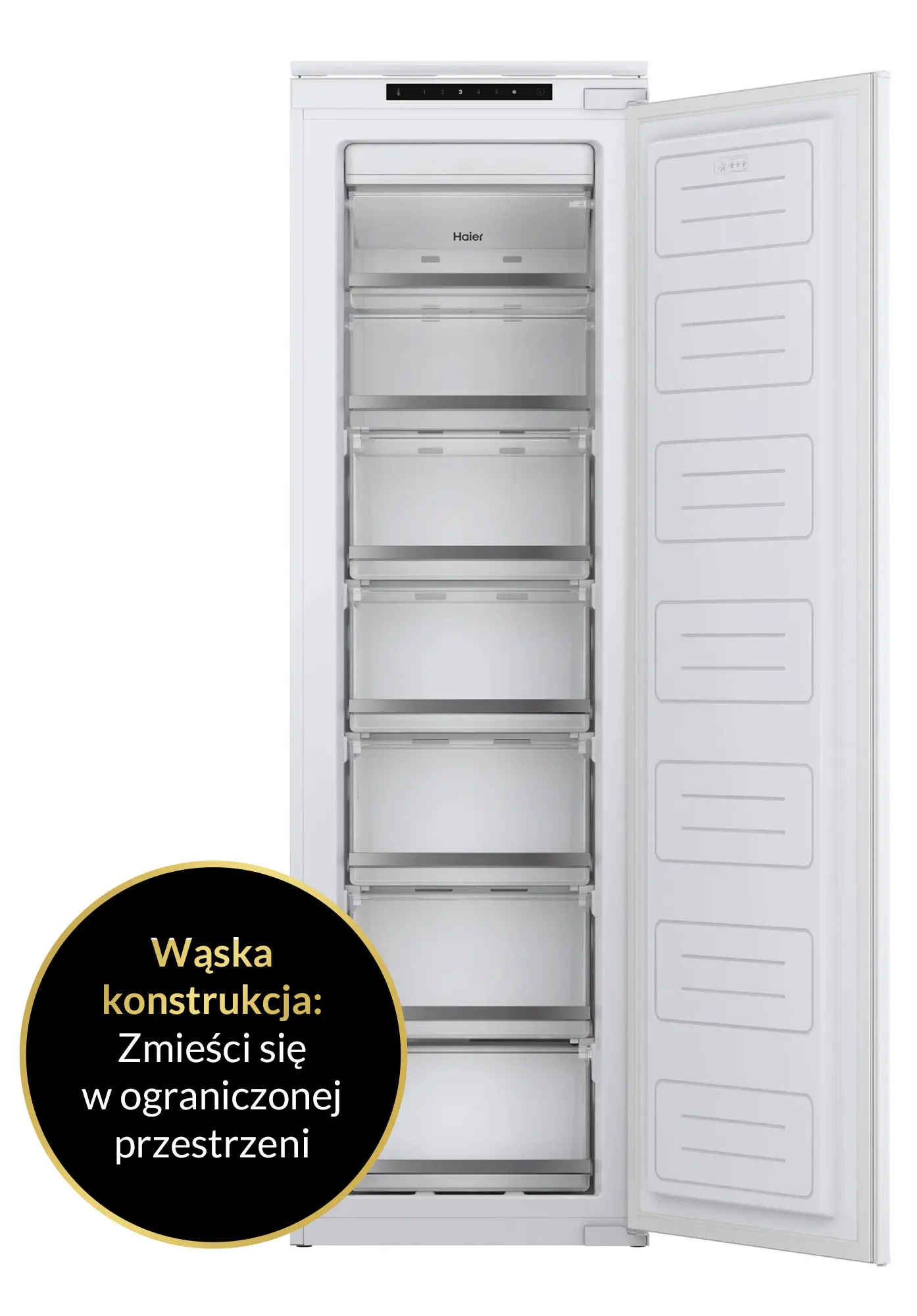 Zamrażarka Haier HAUN518EW No Frost