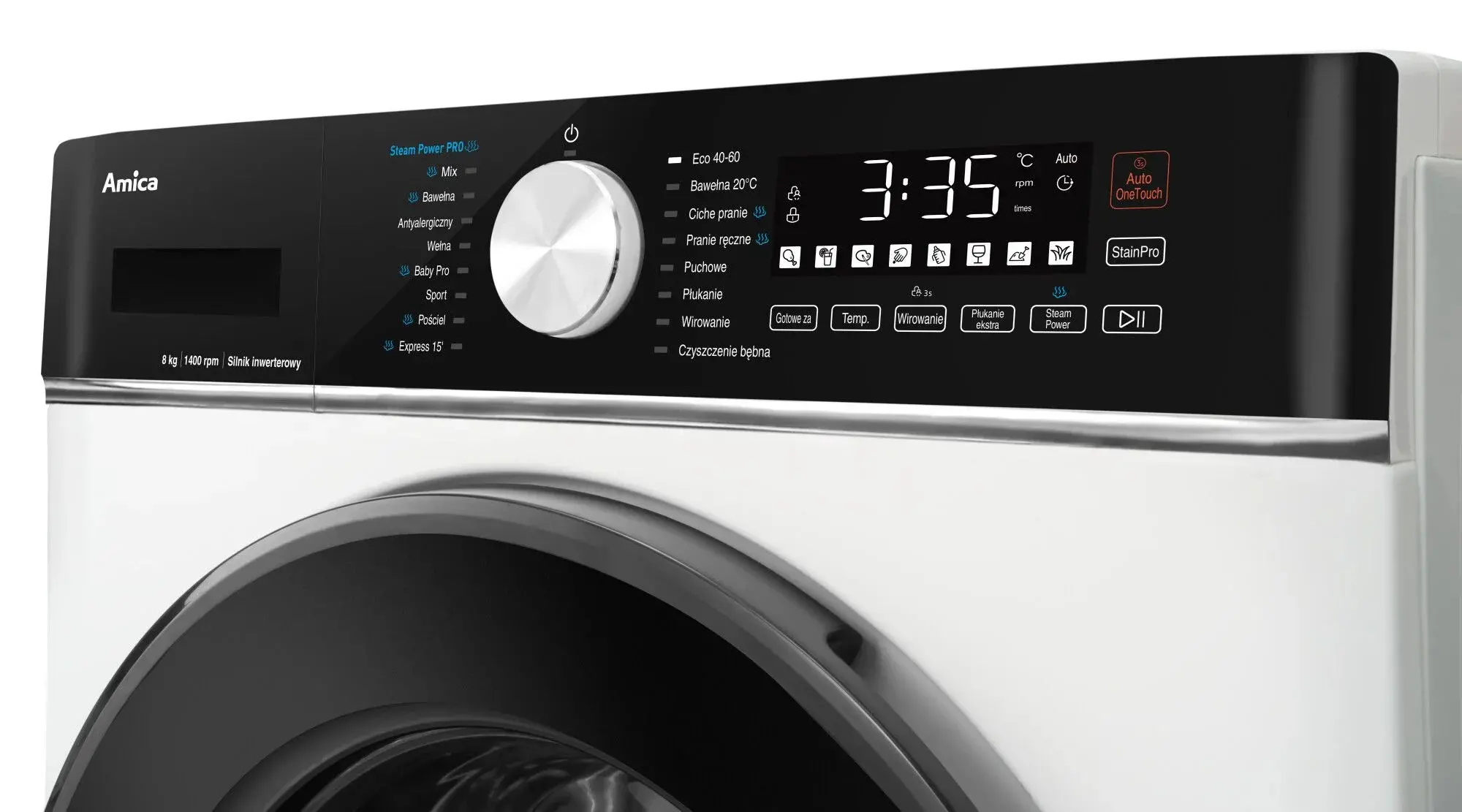 Pralka Amica WA5S814ADiSOzEU Slim 8kg 1400obr/min