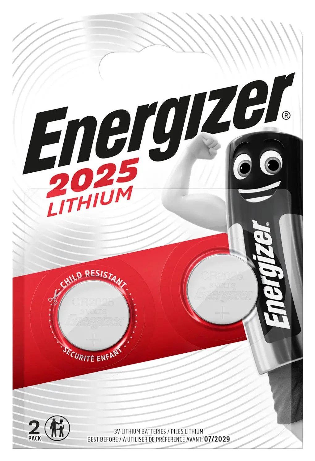 Baterie Energizer CR2025 2szt.
