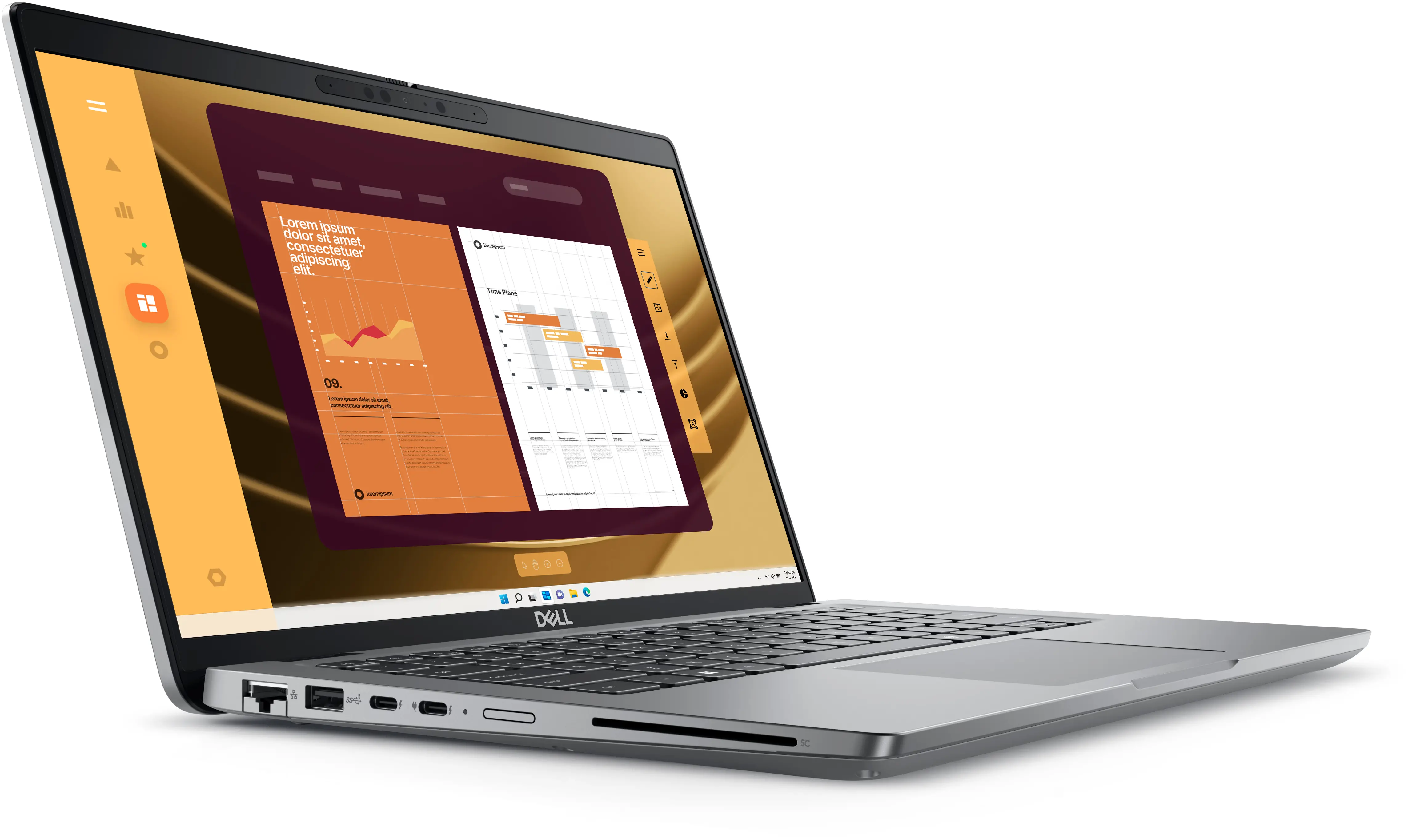 Laptop Dell Latitude 5450 14" i7-1355U 16GB RAM 512GB Dysk SSD Win11 Pro Srebrny