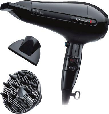 Suszarka do włosów Remington Pro-Air Light AC6120 Jonizacja Dyfuzor Zimny nawiew 2200W 2 prędkości nadmuchu 3 poziomy temperatury