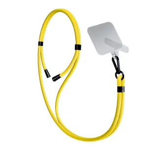 Smycz do telefonu 3mk EasyClip Żółty