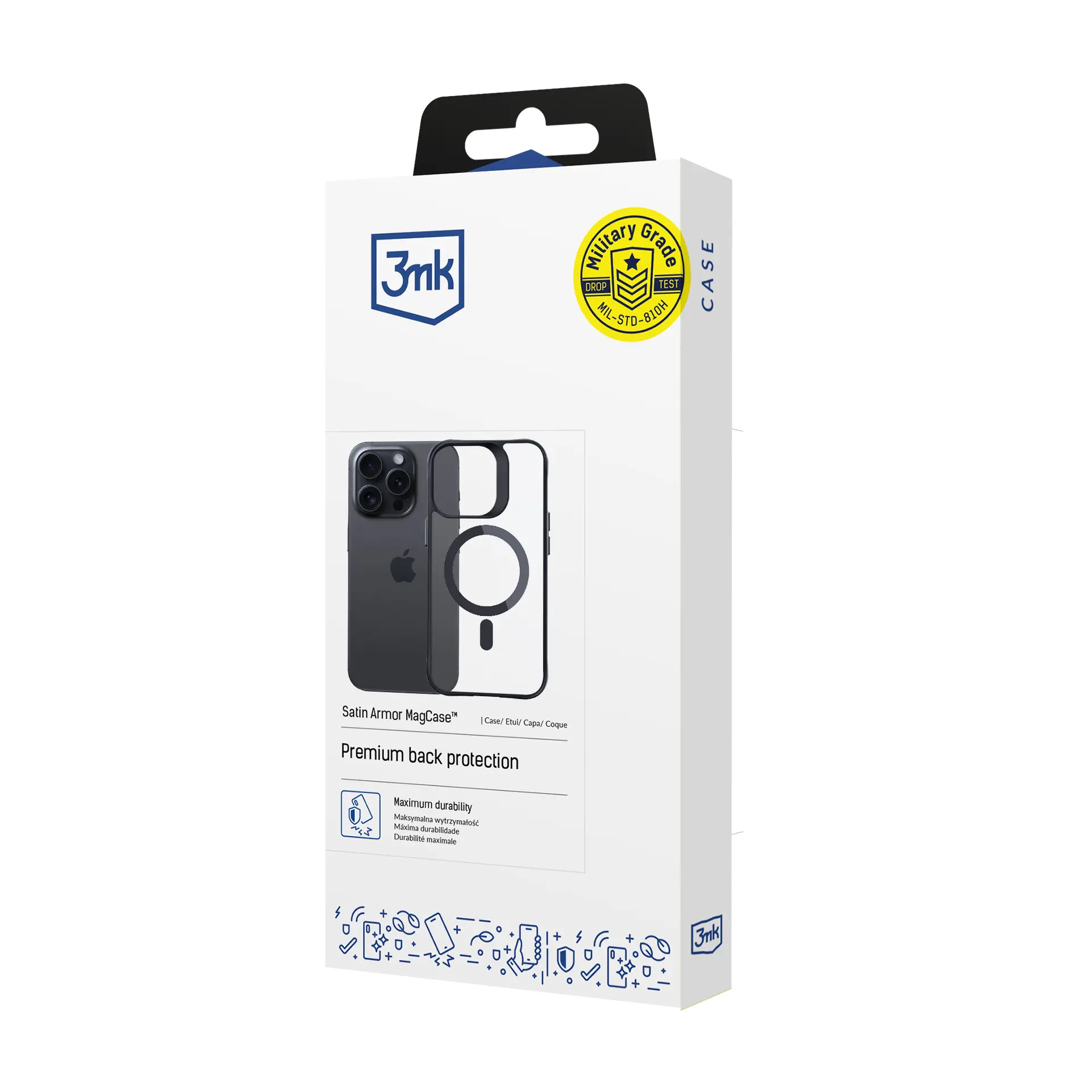 Etui 3mk Satin Armor MagCase do iPhone 15 Pro Max