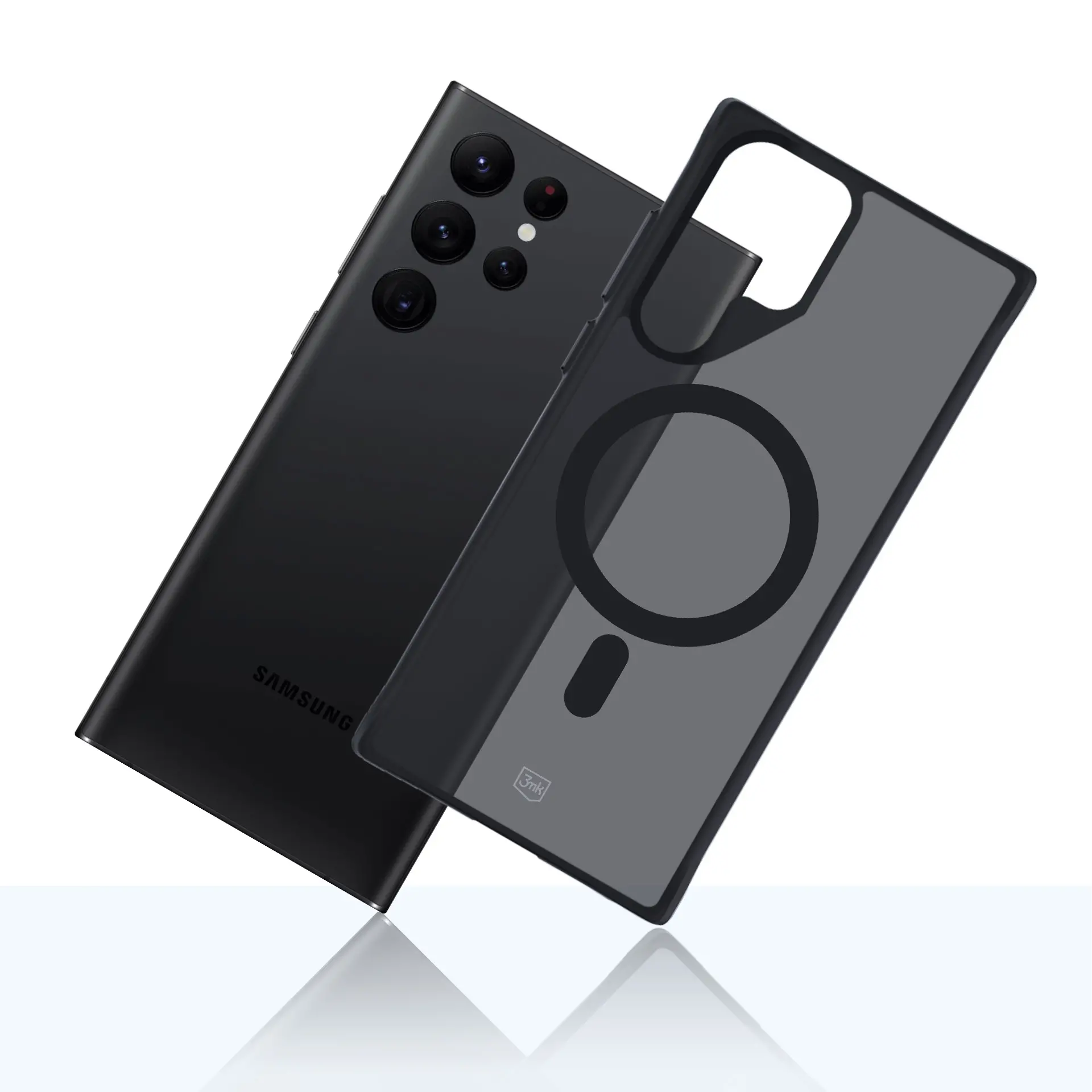 Etui 3mk Smoke MagCase do Samsung Galaxy S22 Ultra Czarny