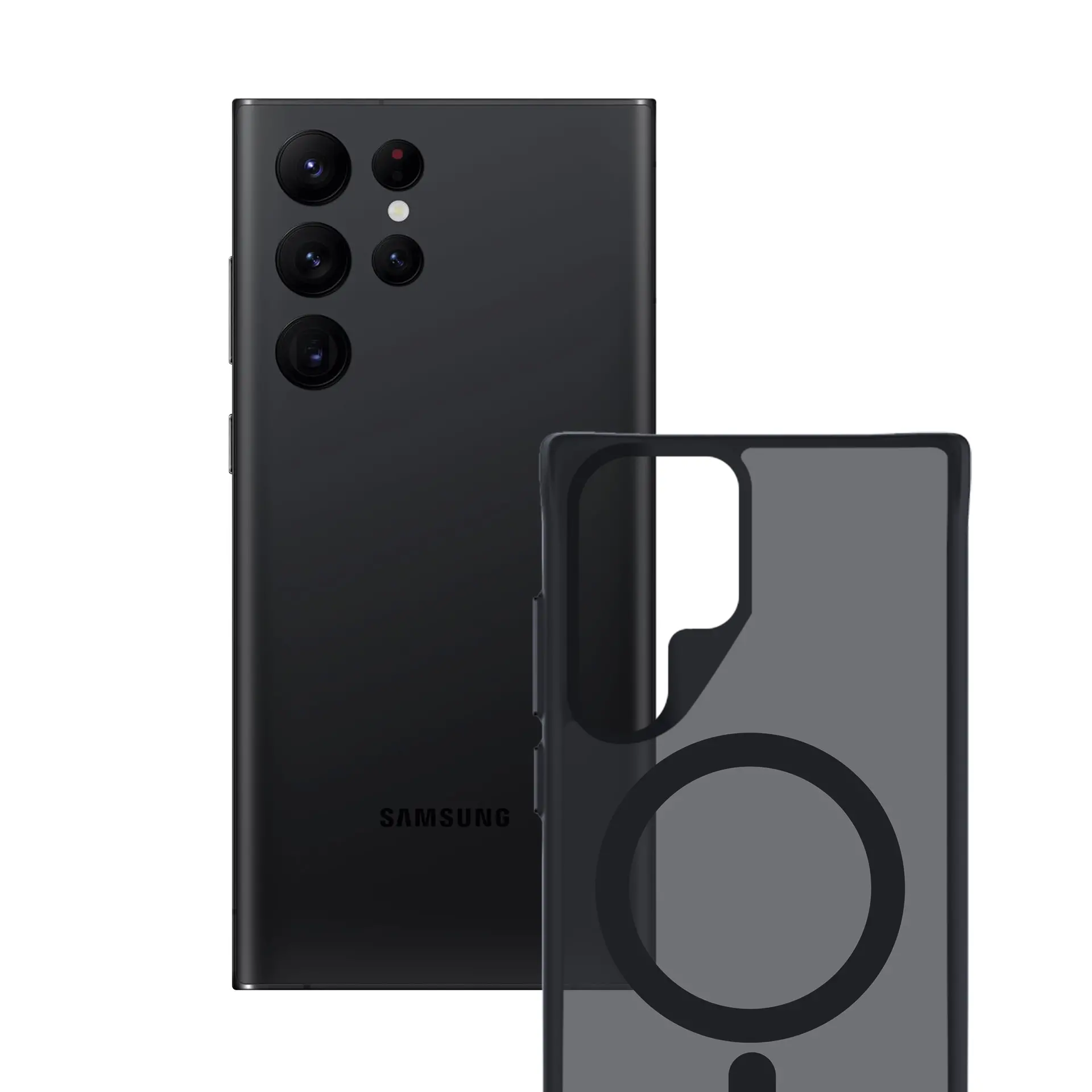 Etui 3mk Smoke MagCase do Samsung Galaxy S22 Ultra Czarny