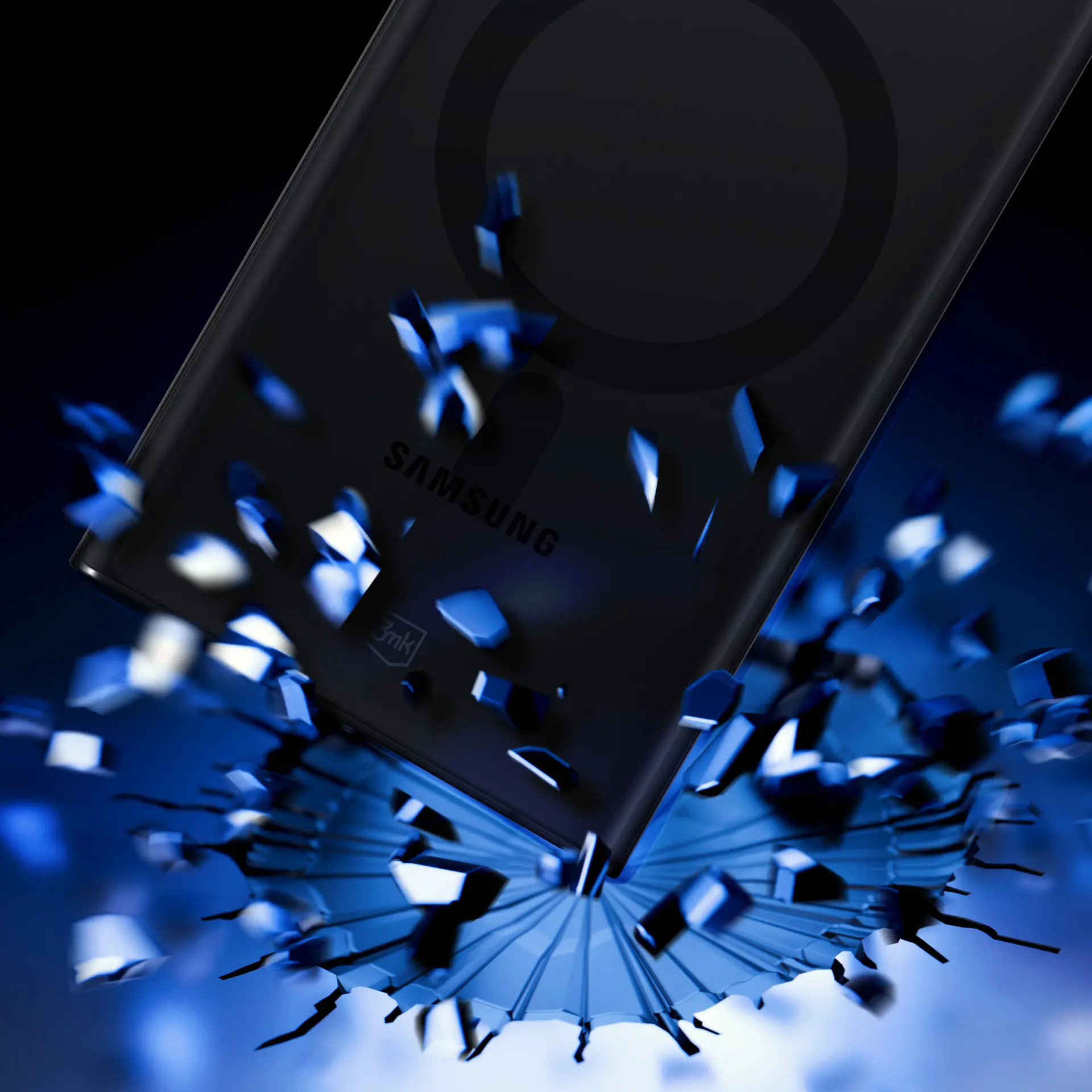 Etui 3mk Smoke MagCase do Samsung Galaxy S22 Ultra Czarny